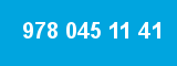 978 045 11 41 978 045 11 41